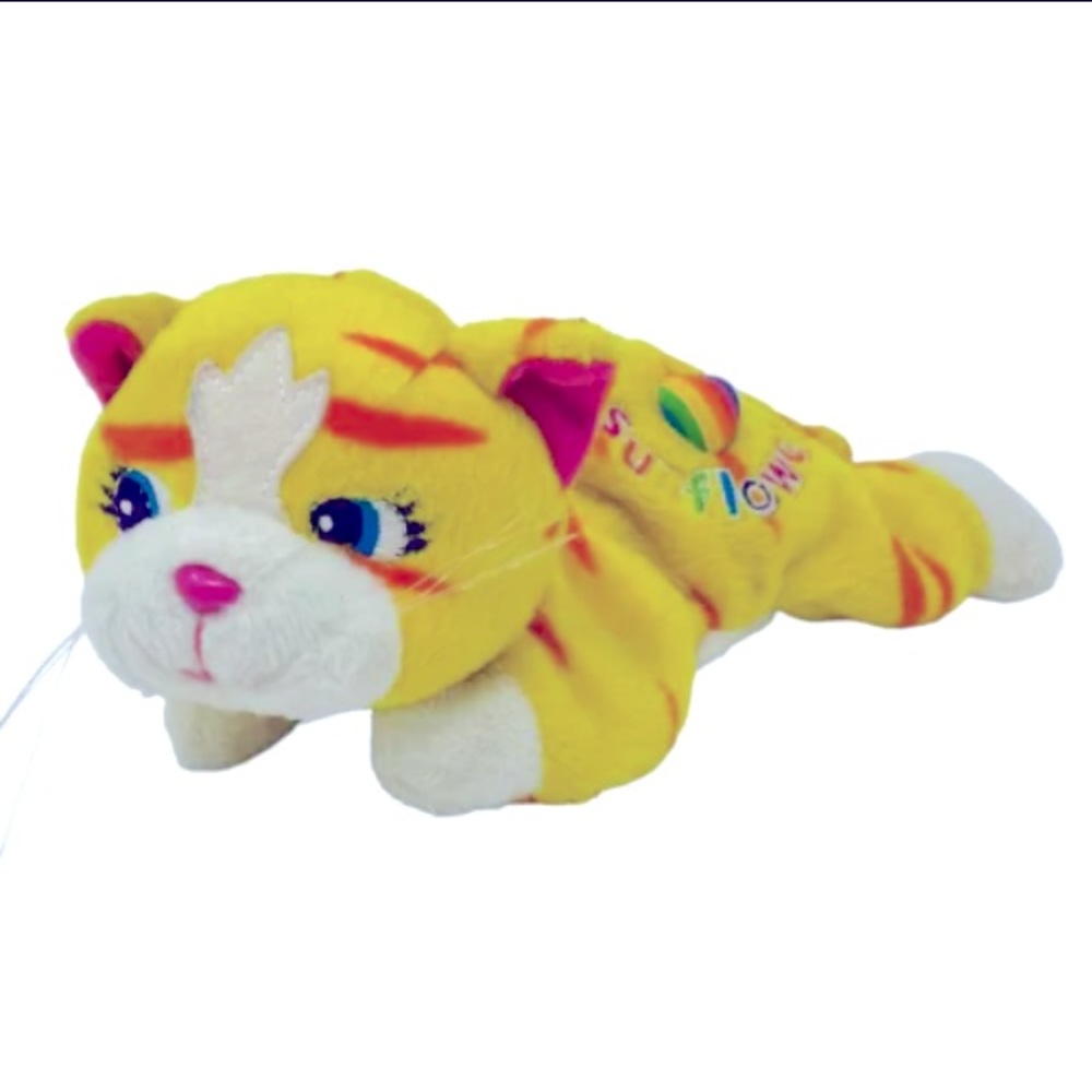 Sunflower Kitty Lisa Frank Beanie Baby